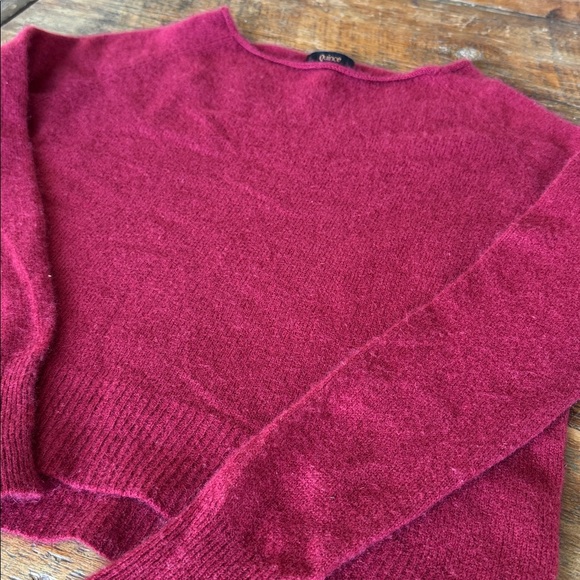 Quince Women's Crimson Boatneck Sweater - Picture 3 of 4